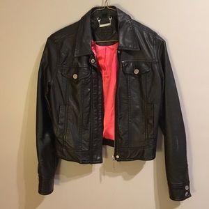 Jou Jou faux leather jacket